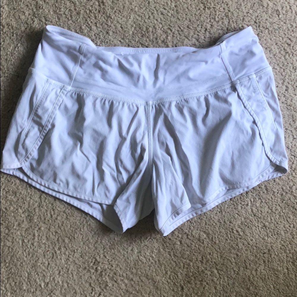 Lululemon white shorts
